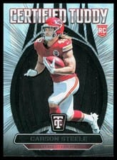 2024 Panini Totally Certified Certified Tuddy Carson Steele #10 card