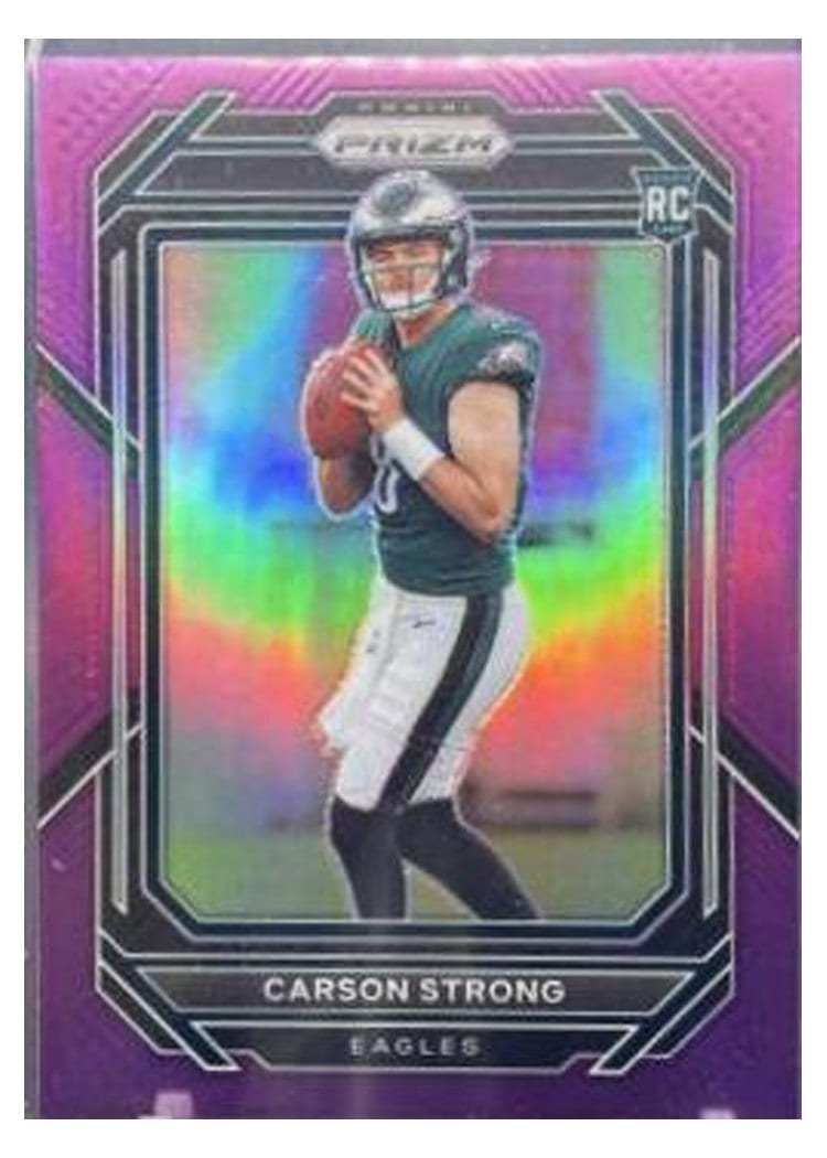 2022 Panini Prizm Base Set Carson Strong #307 card