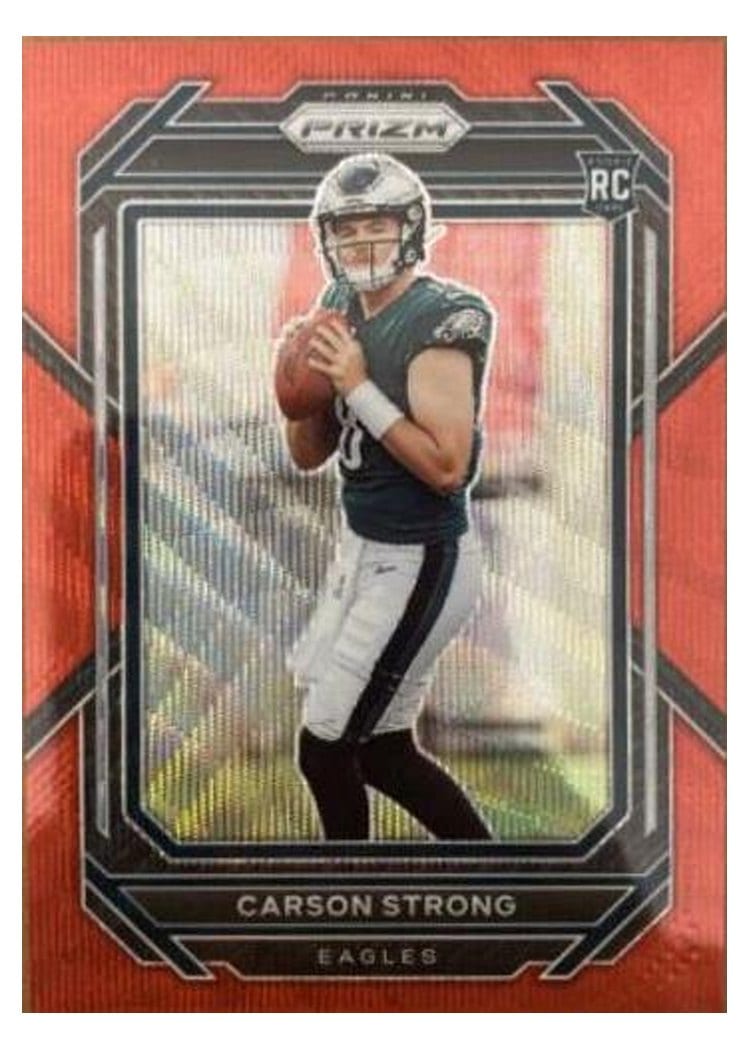 2022 Panini Prizm Base Set Carson Strong #307 card