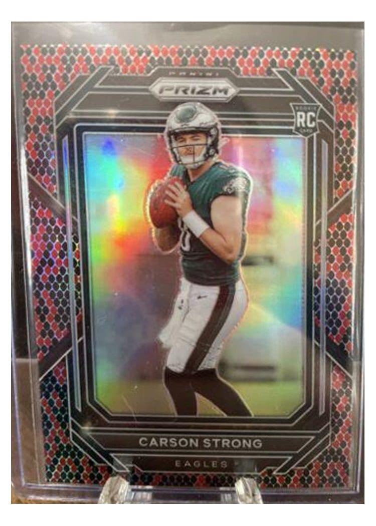 2022 Panini Prizm Base Set Carson Strong #307 card
