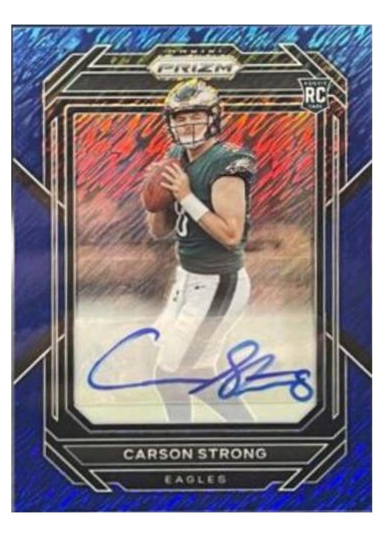 2022 Panini Prizm Base Set Carson Strong #307 card