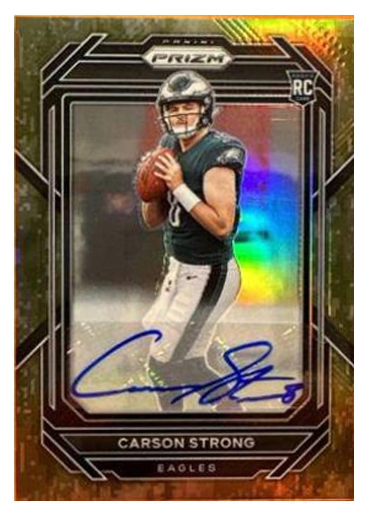 2022 Panini Prizm Base Set Carson Strong #307 card