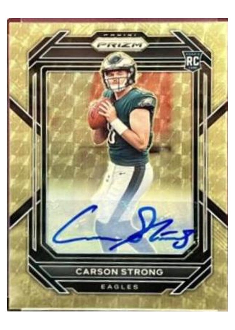 2022 Panini Prizm Base Set Carson Strong #307 card