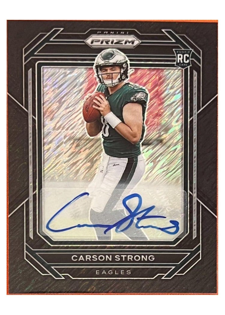 2022 Panini Prizm Base Set Carson Strong #307 card