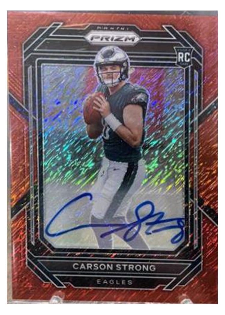 2022 Panini Prizm Base Set Carson Strong #307 card