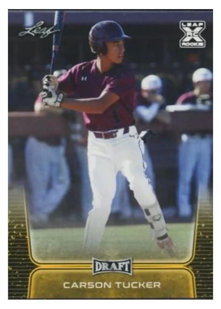 2020 Leaf Draft Base Set Carson Tucker #43 card