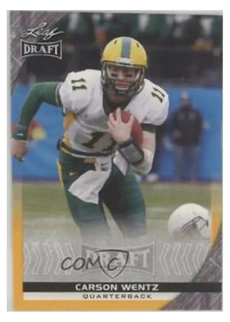 2016 Leaf Draft Carson Wentz #12 card