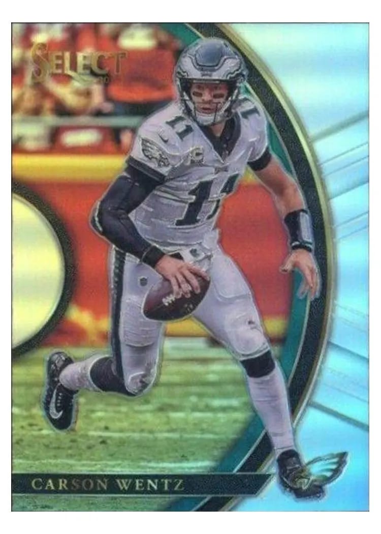 2017 Panini Select Base Set Carson Wentz #6 card