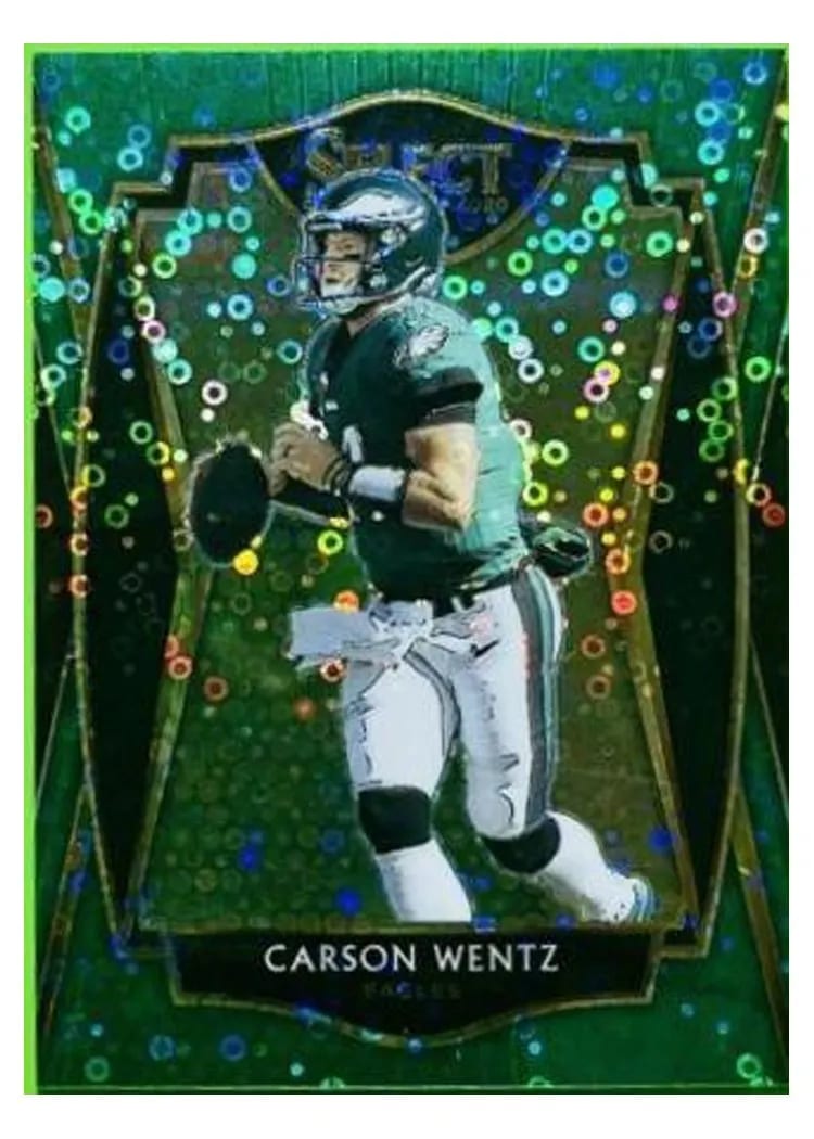 2020 Panini Select Base Set Carson Wentz #17 card