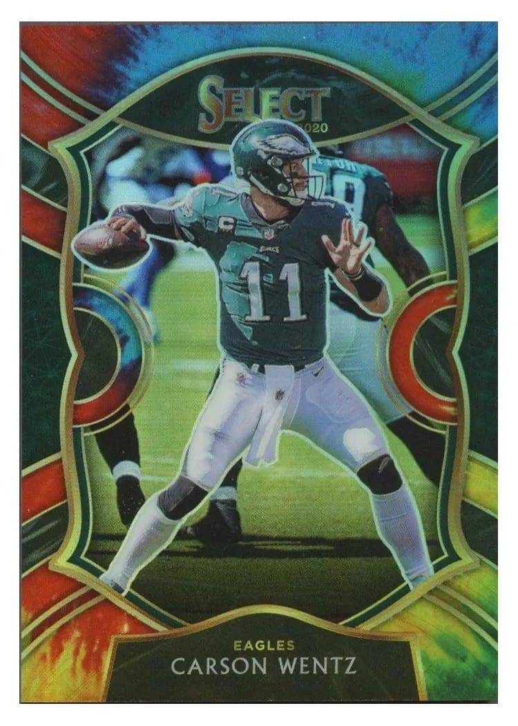 2020 Panini Select Base Set Carson Wentz #17 card