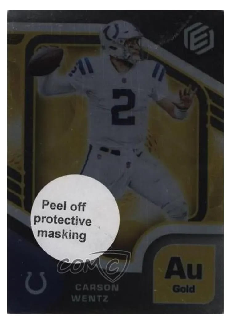 2021 Panini Elements Carson Wentz #75 card