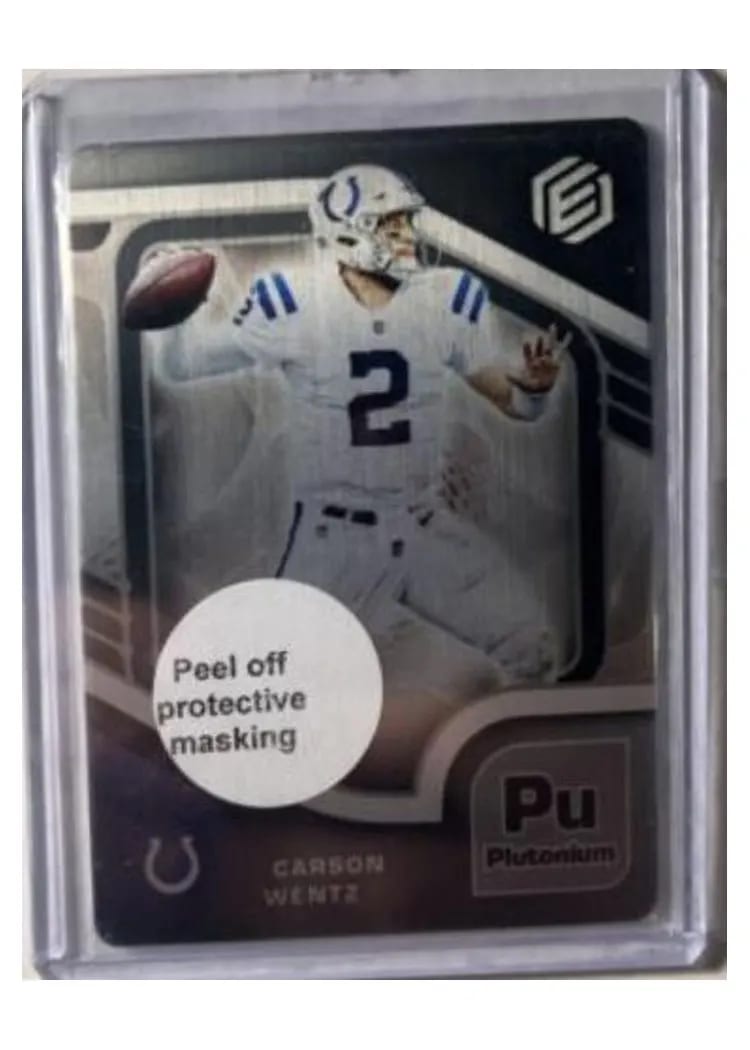 2021 Panini Elements Carson Wentz #75 card