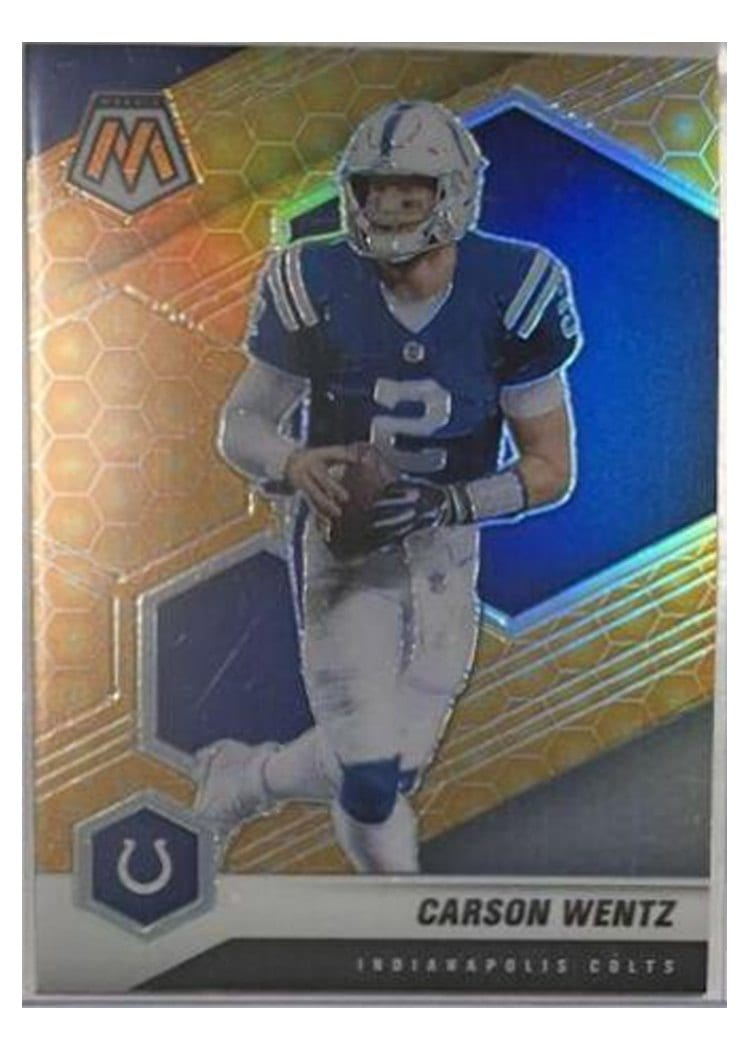 2021 Panini Mosaic Base Set Carson Wentz #90 card