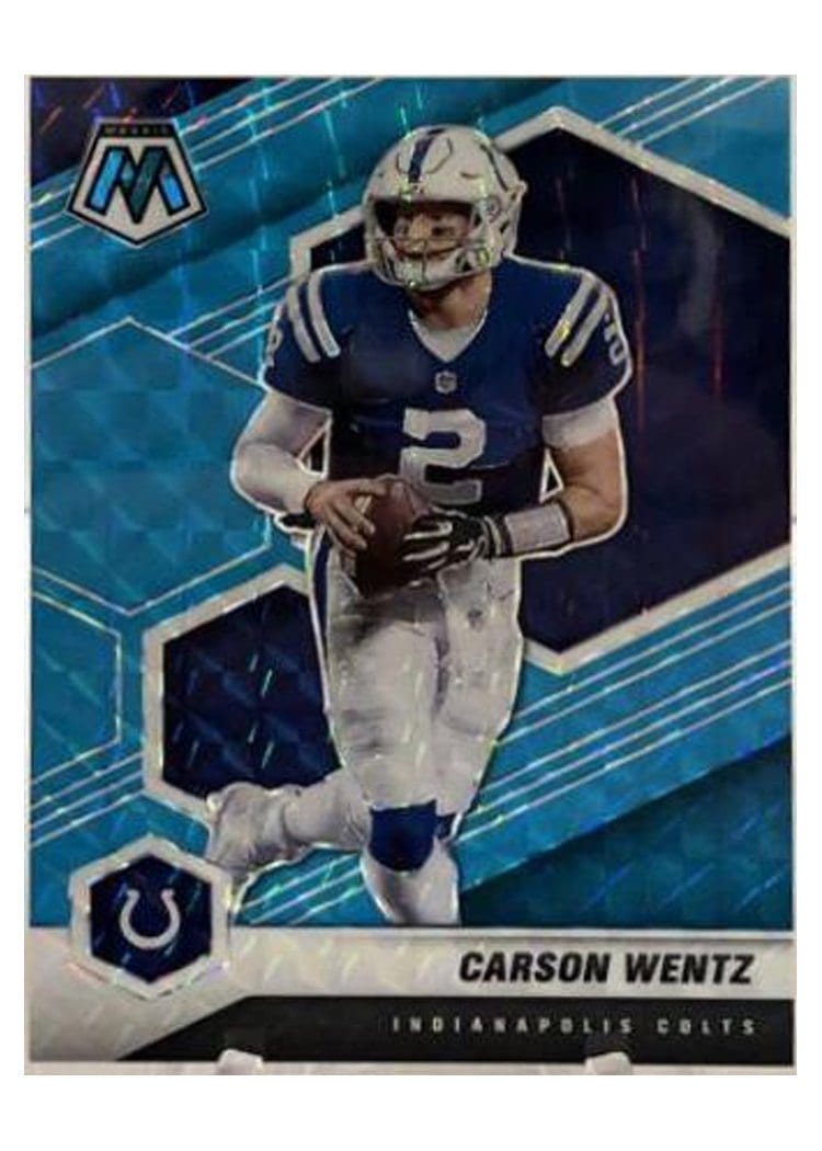 2021 Panini Mosaic Base Set Carson Wentz #90 card