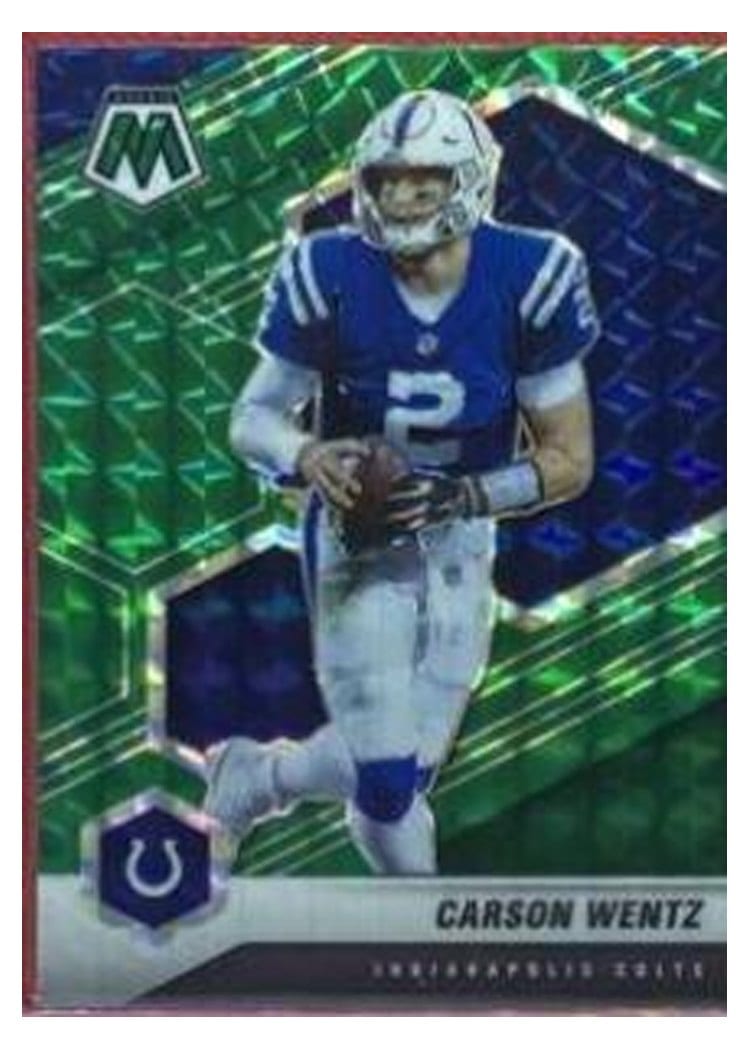 2021 Panini Mosaic Base Set Carson Wentz #90 card