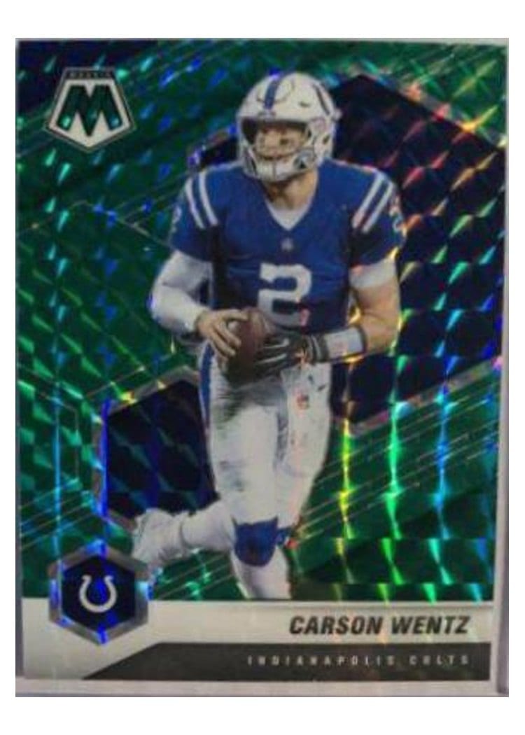 2021 Panini Mosaic Base Set Carson Wentz #90 card