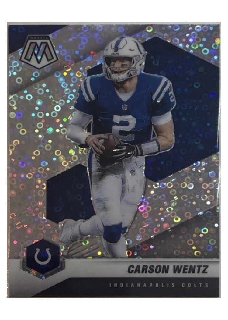 2021 Panini Mosaic Base Set Carson Wentz #90 card