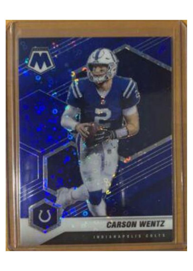 2021 Panini Mosaic Base Set Carson Wentz #90 card