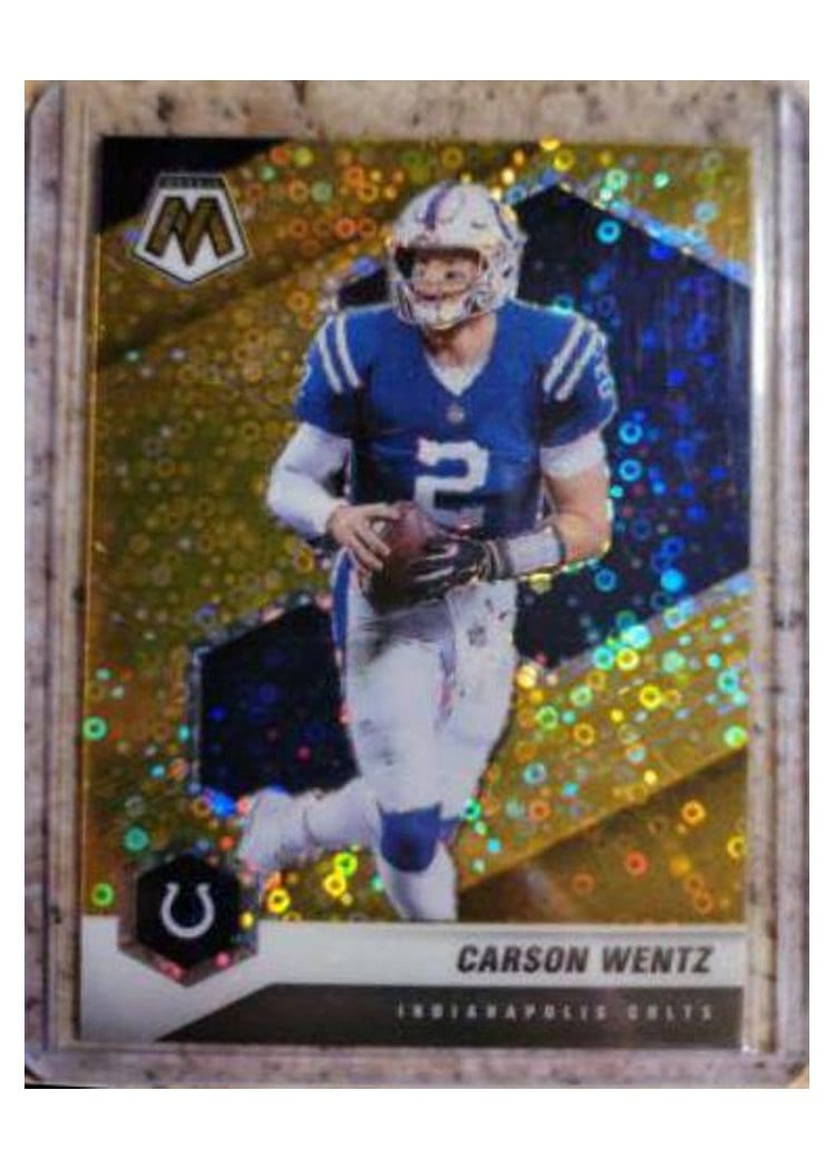 2021 Panini Mosaic Base Set Carson Wentz #90 card