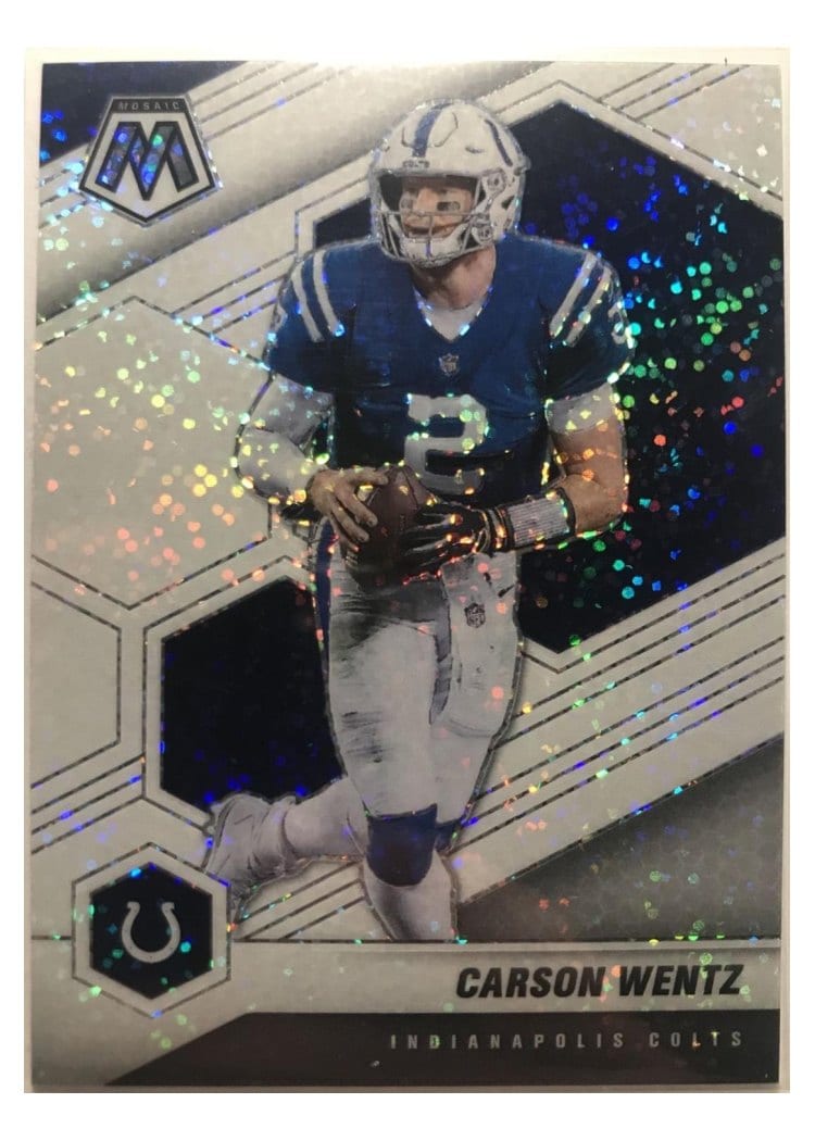 2021 Panini Mosaic Base Set Carson Wentz #90 card