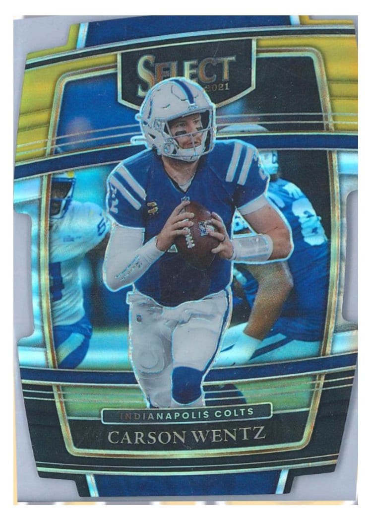 2021 Panini Select Carson Wentz #16 card