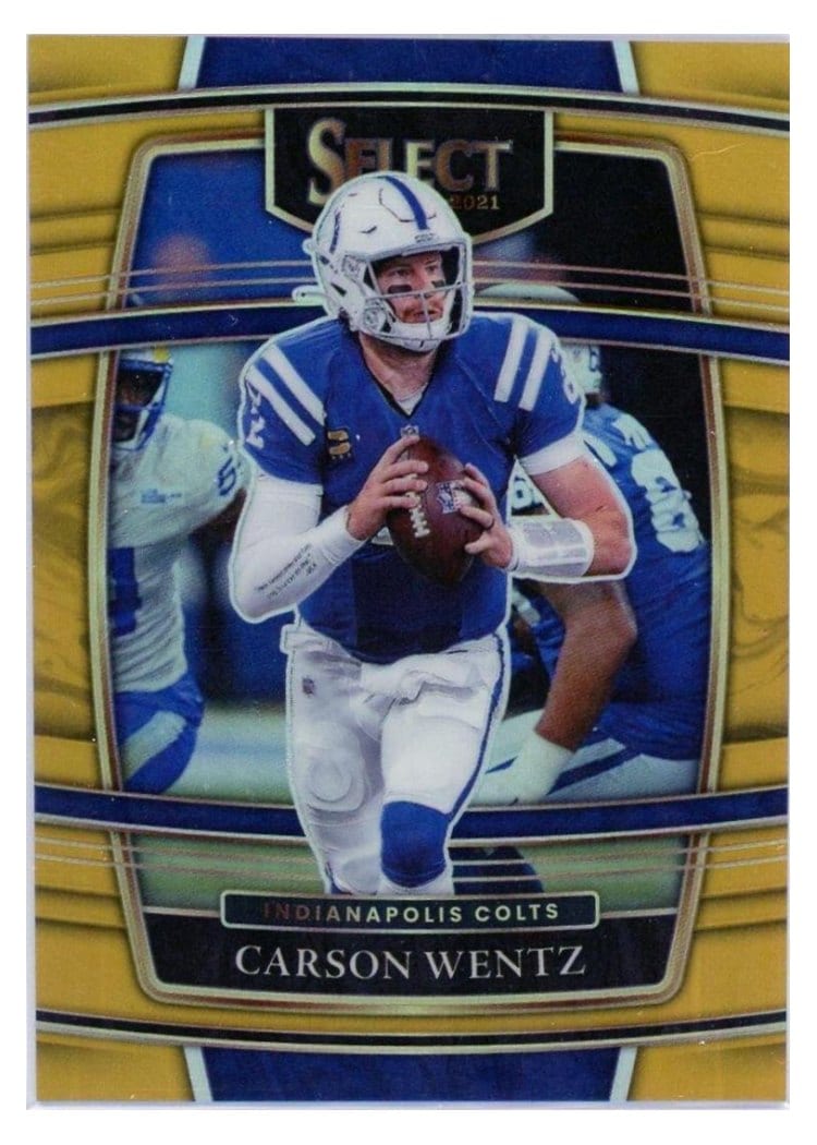 2021 Panini Select Carson Wentz #16 card