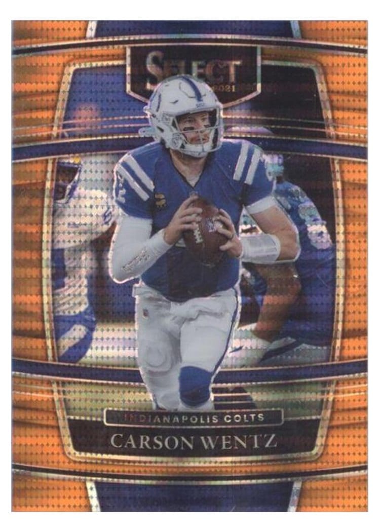 2021 Panini Select Carson Wentz #16 card