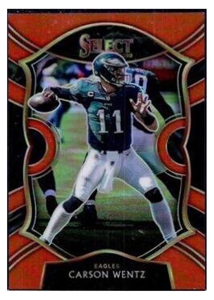 2021 Panini Select Carson Wentz #16 card