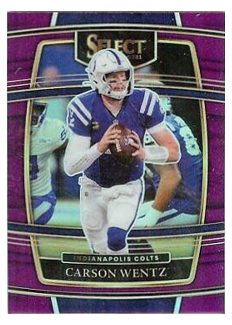 2021 Panini Select Carson Wentz #16 card
