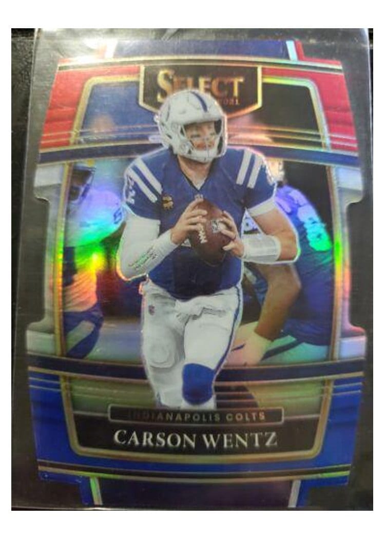 2021 Panini Select Carson Wentz #16 card