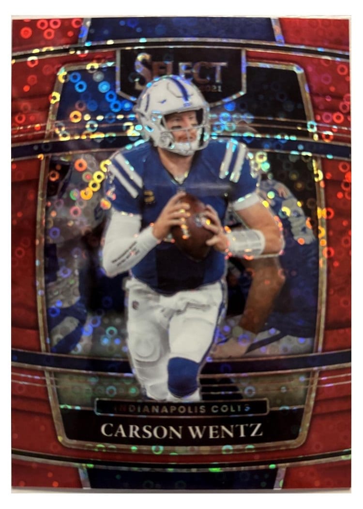 2021 Panini Select Carson Wentz #16 card