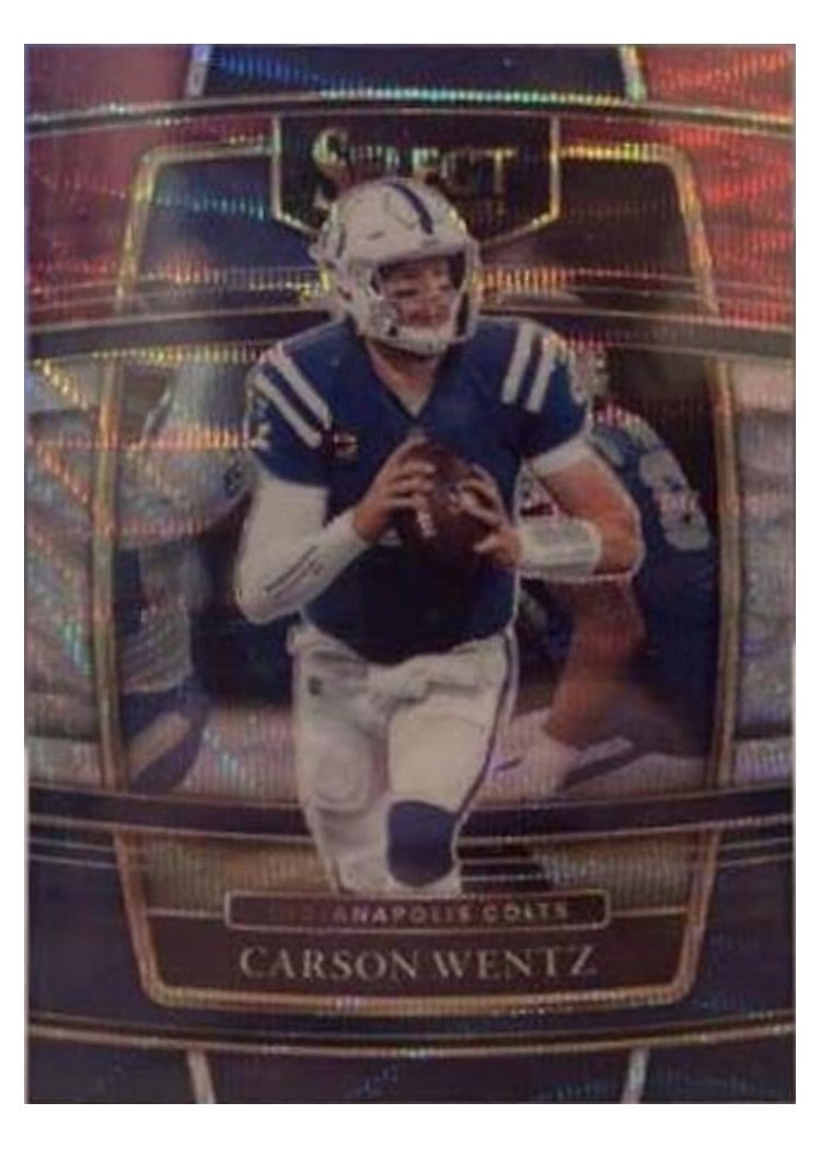 2021 Panini Select Carson Wentz #16 card