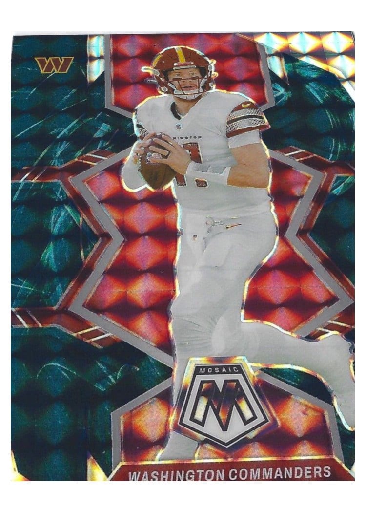 2022 Panini Mosaic Base Set Carson Wentz #195 card