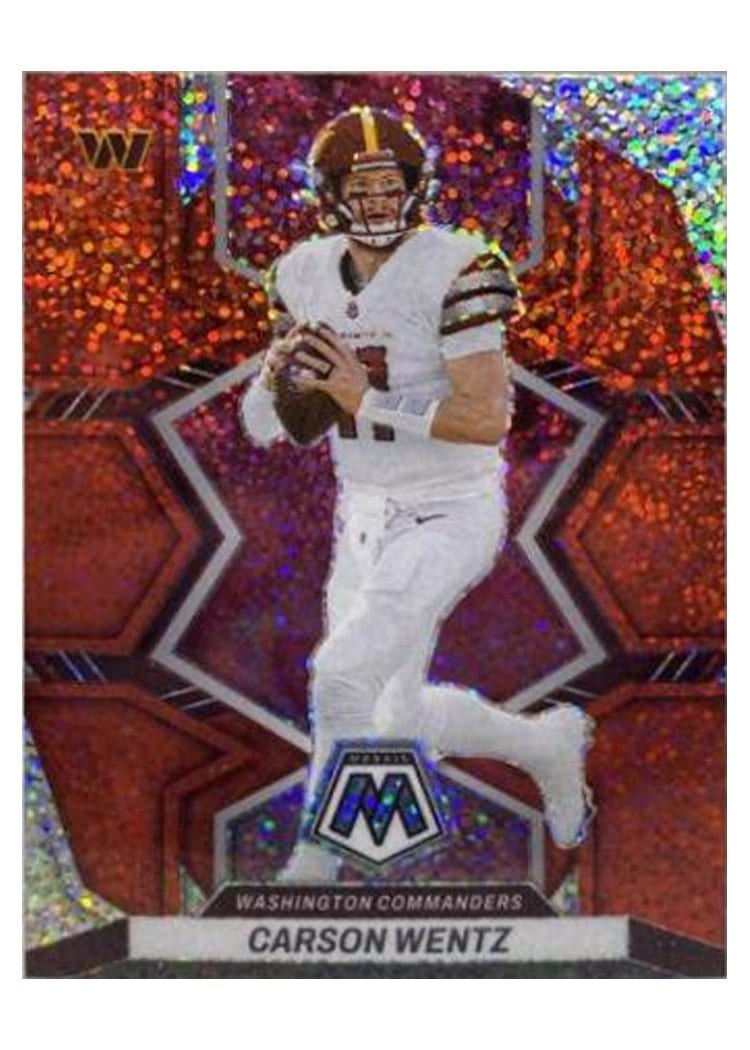 2022 Panini Mosaic Base Set Carson Wentz #195 card
