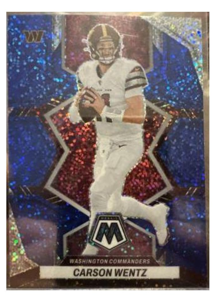 2022 Panini Mosaic Base Set Carson Wentz #195 card