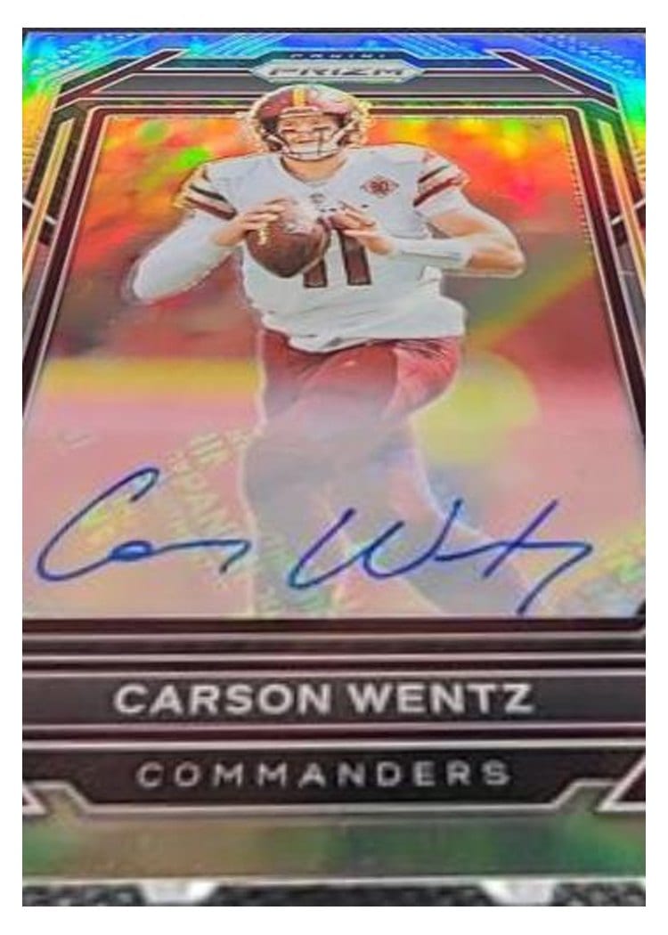 2022 Panini Prizm Base Set Carson Wentz #292 card