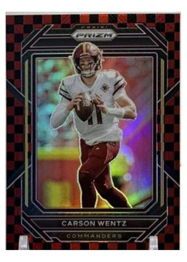 2022 Panini Prizm Base Set Carson Wentz #292 card