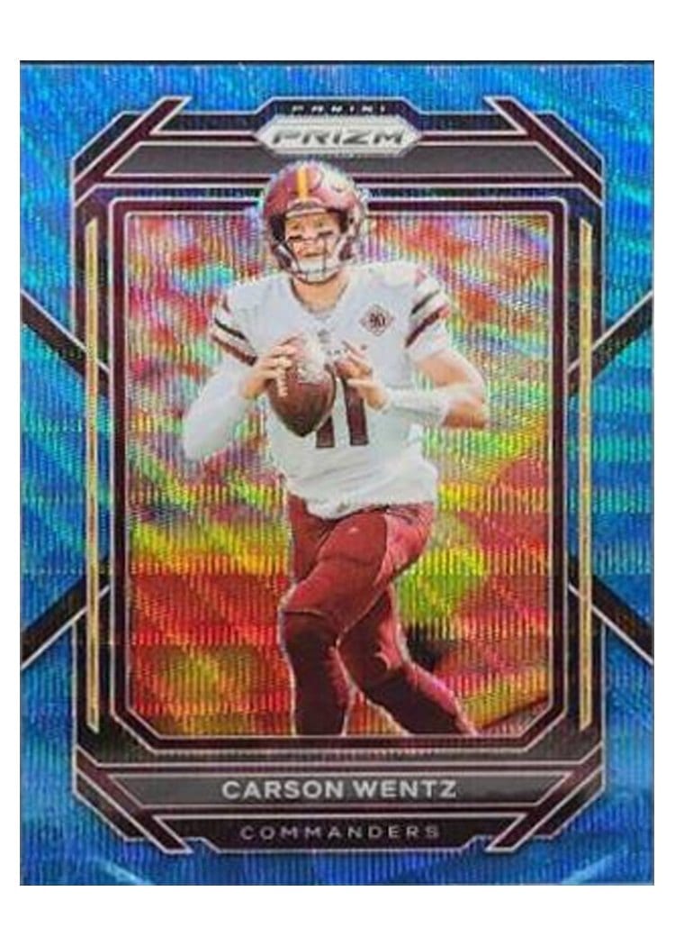 2022 Panini Prizm Base Set Carson Wentz #292 card