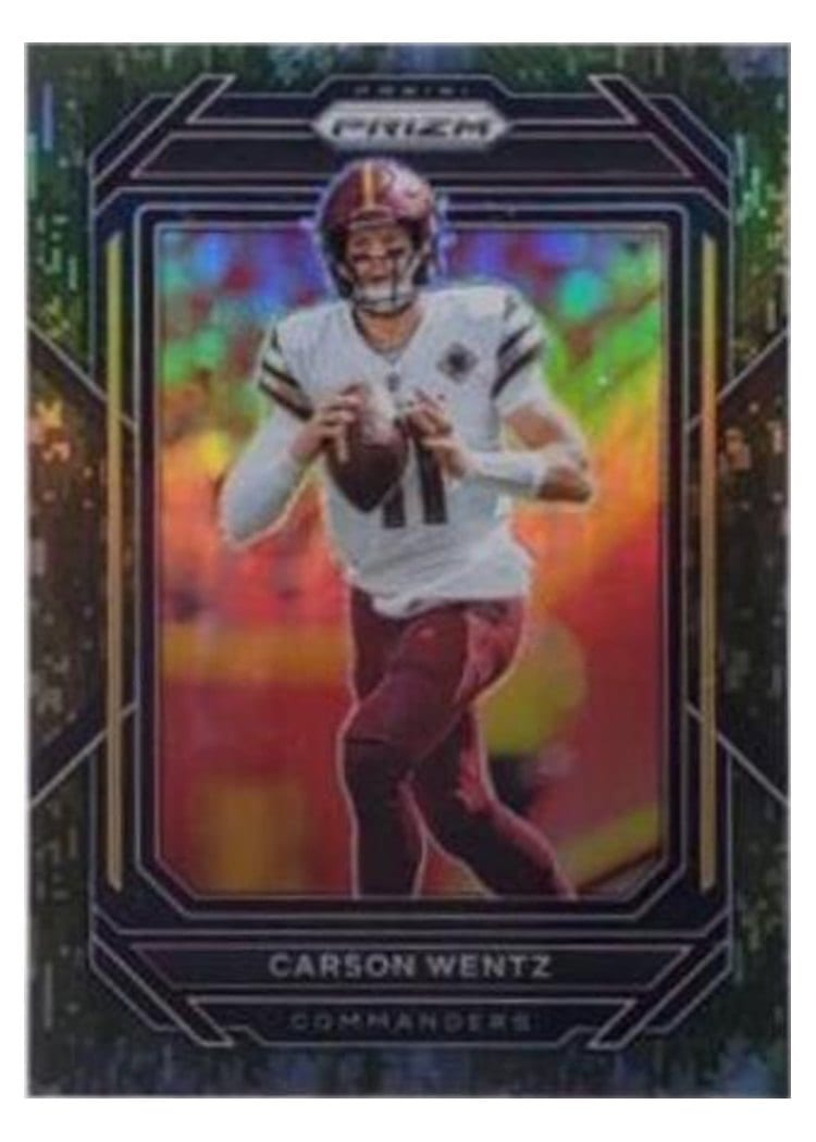 2022 Panini Prizm Base Set Carson Wentz #292 card