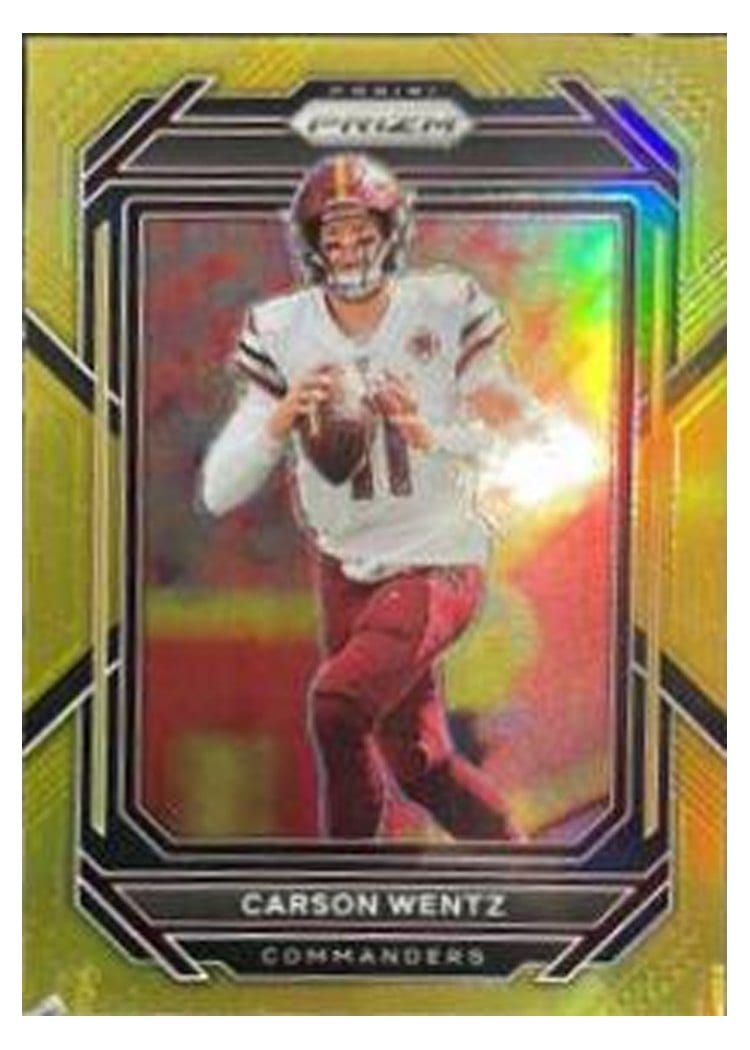 2022 Panini Prizm Base Set Carson Wentz #292 card