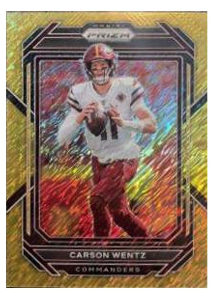 2022 Panini Prizm Base Set Carson Wentz #292 card