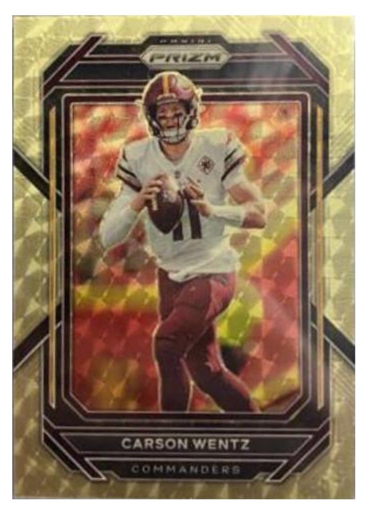 2022 Panini Prizm Base Set Carson Wentz #292 card