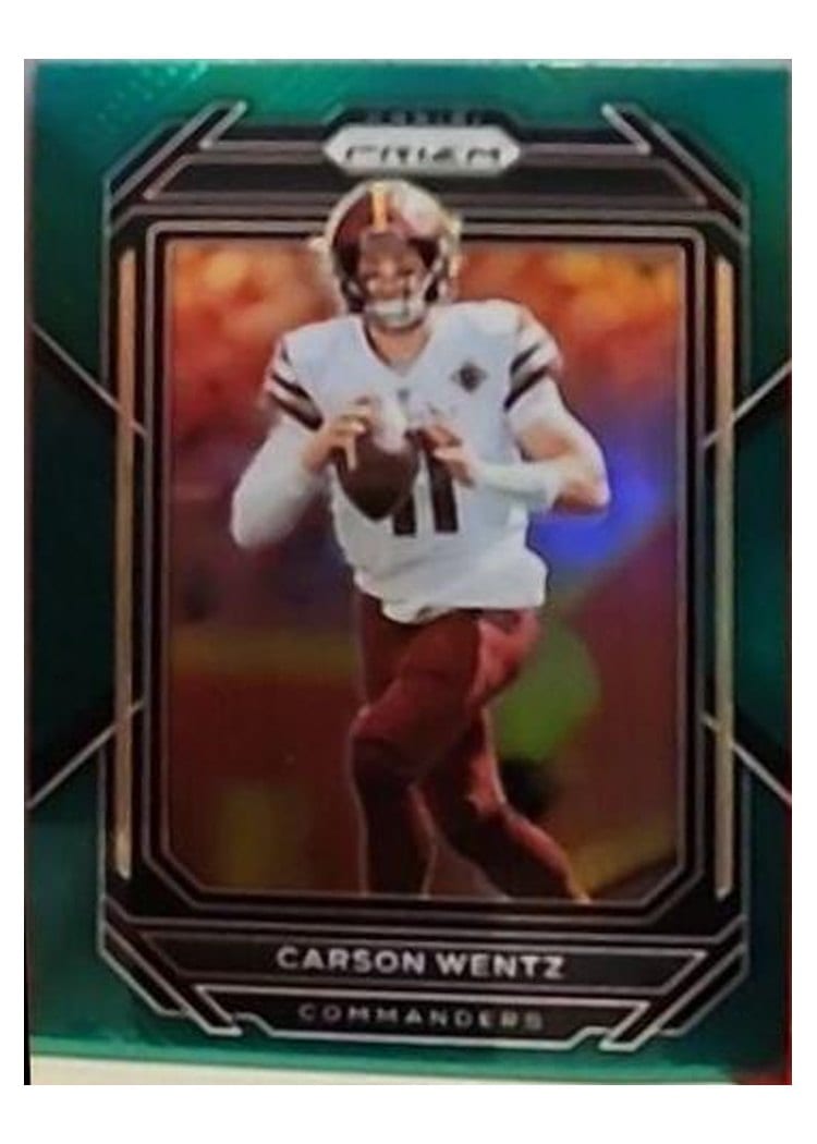 2022 Panini Prizm Base Set Carson Wentz #292 card