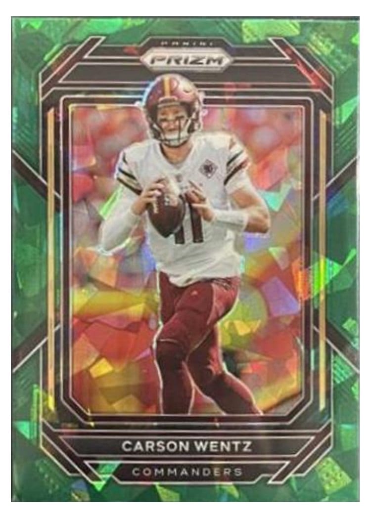 2022 Panini Prizm Base Set Carson Wentz #292 card