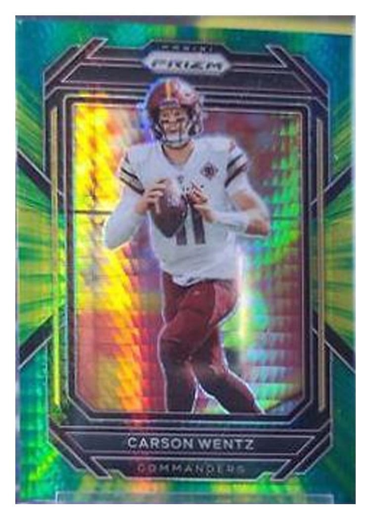 2022 Panini Prizm Base Set Carson Wentz #292 card