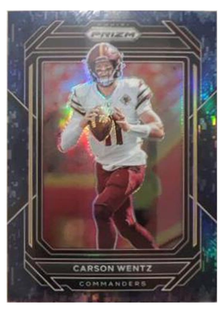 2022 Panini Prizm Base Set Carson Wentz #292 card