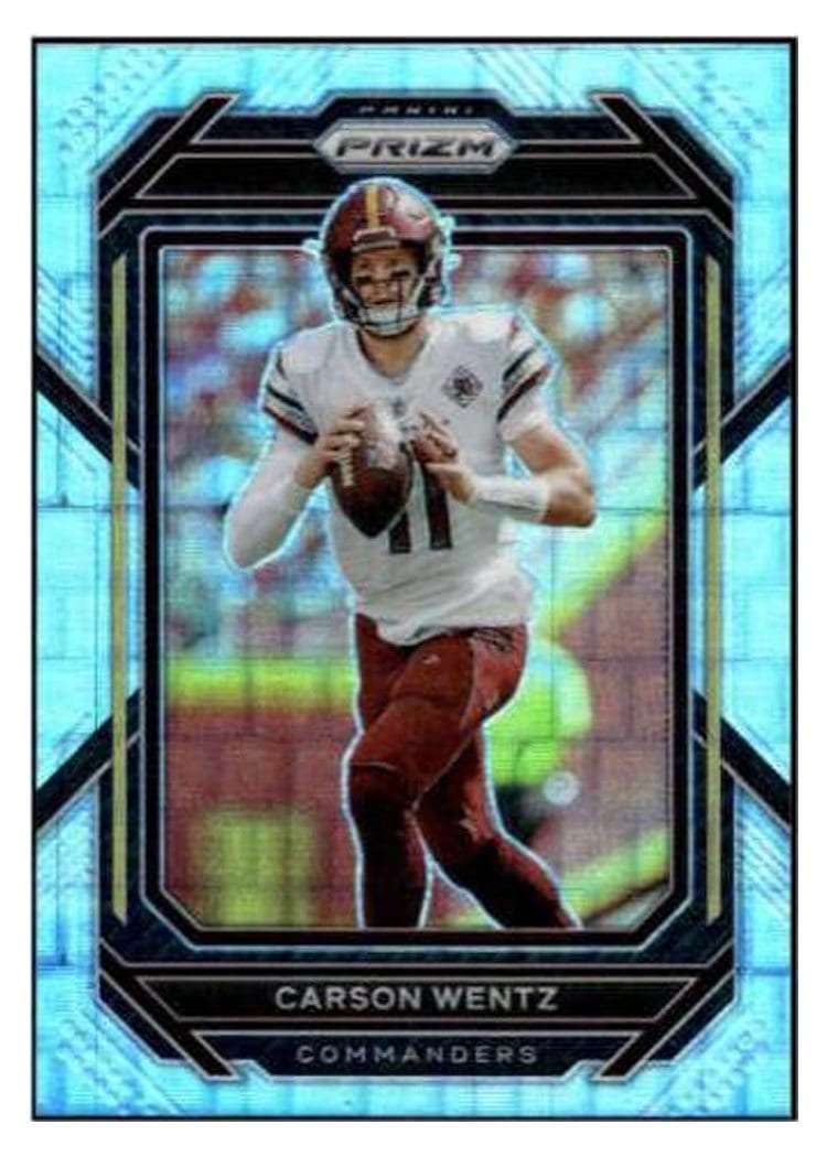 2022 Panini Prizm Base Set Carson Wentz #292 card