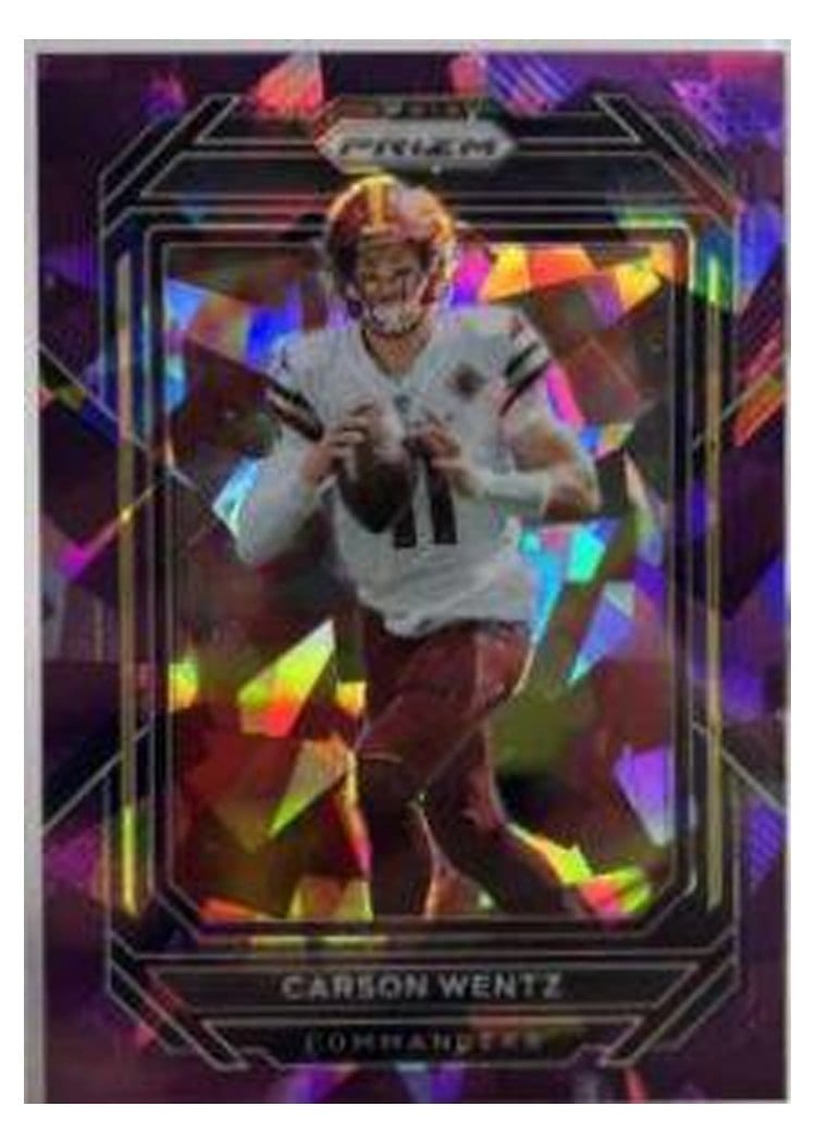 2022 Panini Prizm Base Set Carson Wentz #292 card