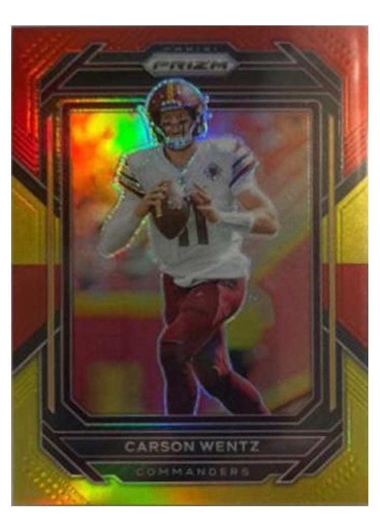 2022 Panini Prizm Base Set Carson Wentz #292 card