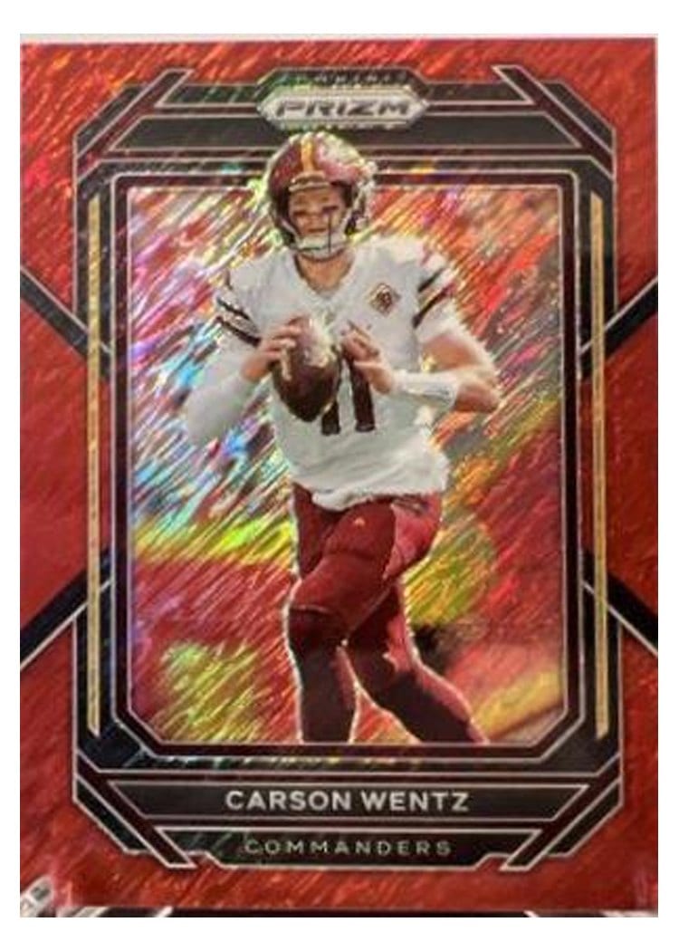 2022 Panini Prizm Base Set Carson Wentz #292 card